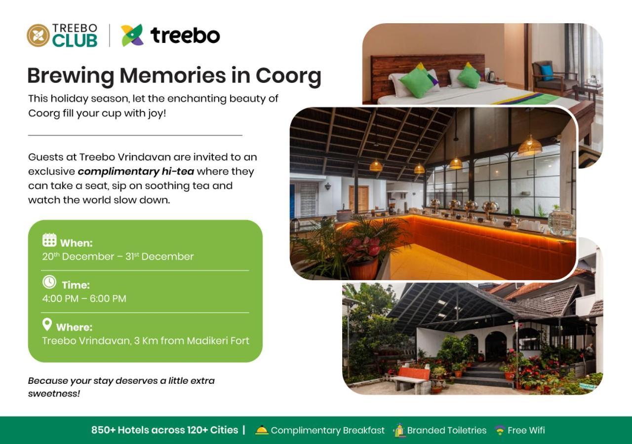 Treebo Vrindavan, 3 Km From Madikeri Fort Exterior foto